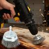 10 Sizes Wire Wheel Brush Drill Attachment Cleaning Polishing Metal Rust Removal Brushes Rotary Cleaning Accessories Tools