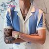 Cozy Up Mens Button Down Cuban Shirts Casual Short Sleeve Knit Shirt Summer Beach Tops