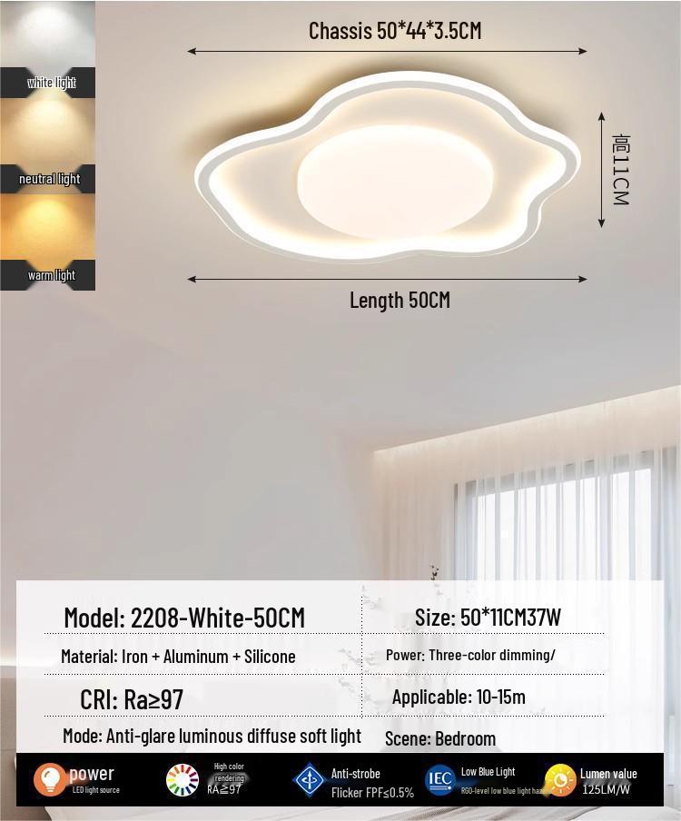 Nordic Cream Cloud Ceiling Light for Bedroom and Dining Room