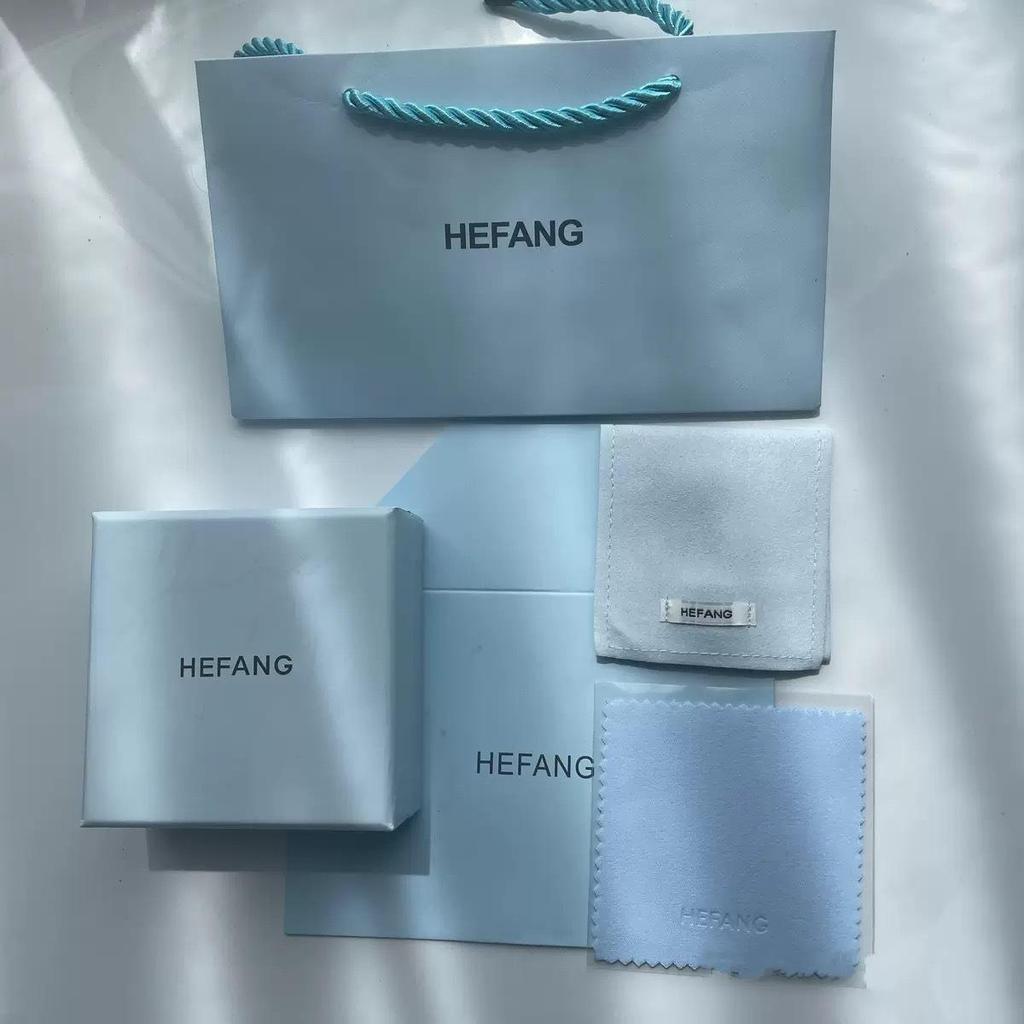 HEFANG Cute Five Blessings Necklace: Smiling Face Enamel Pendant for Women, High-End Luxury Clavicle Chain Fashion Accessory