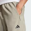 adidas Designed for Training Workout Pants Silver Pebble/Black Men Streetwear IS3371