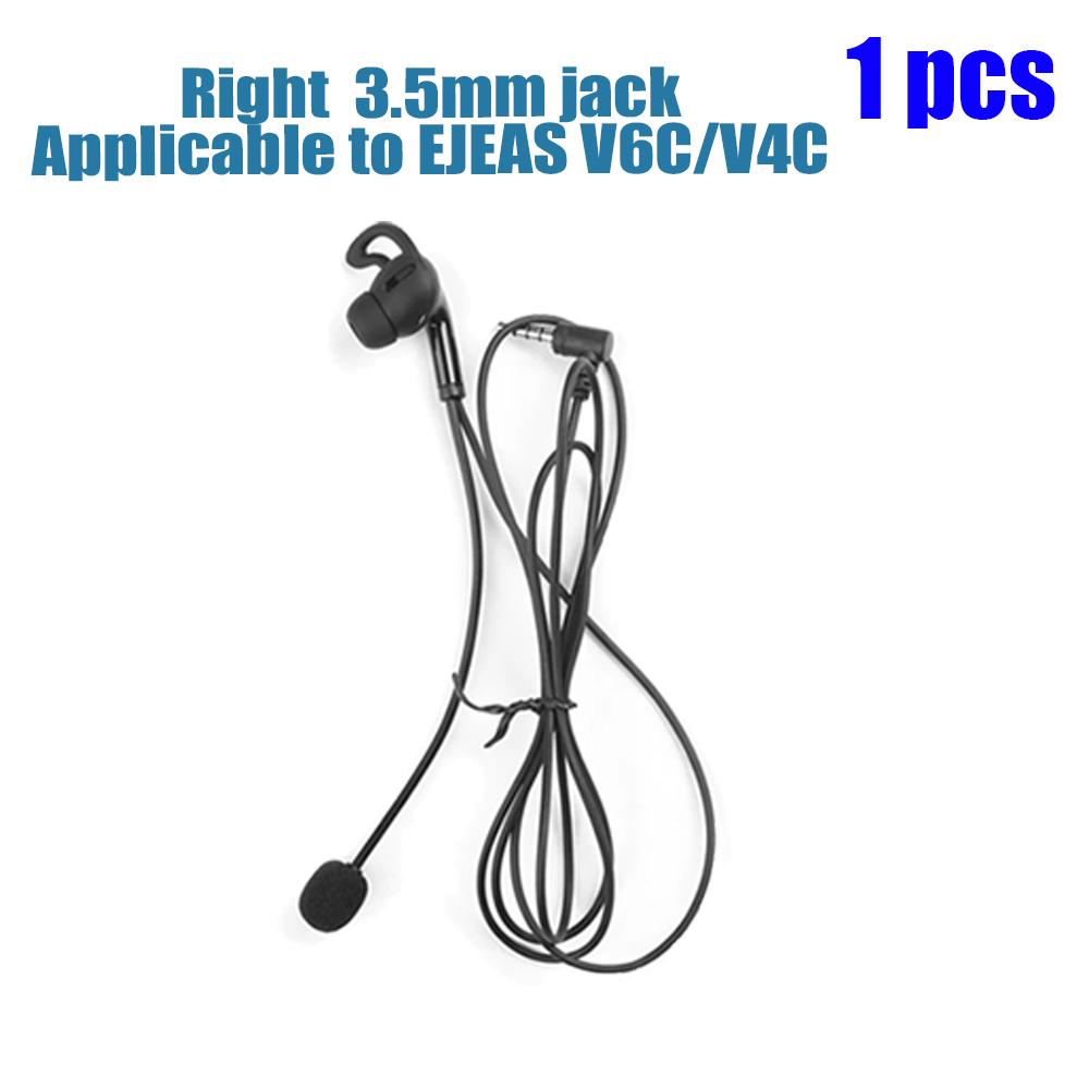 

10PCS Full Duplex Referee In-Ear Headphones 3.5mm Jack for EJEAS V6C/V4C FBIM Judge Ear Intercom Headset Навушники для футбольного судді