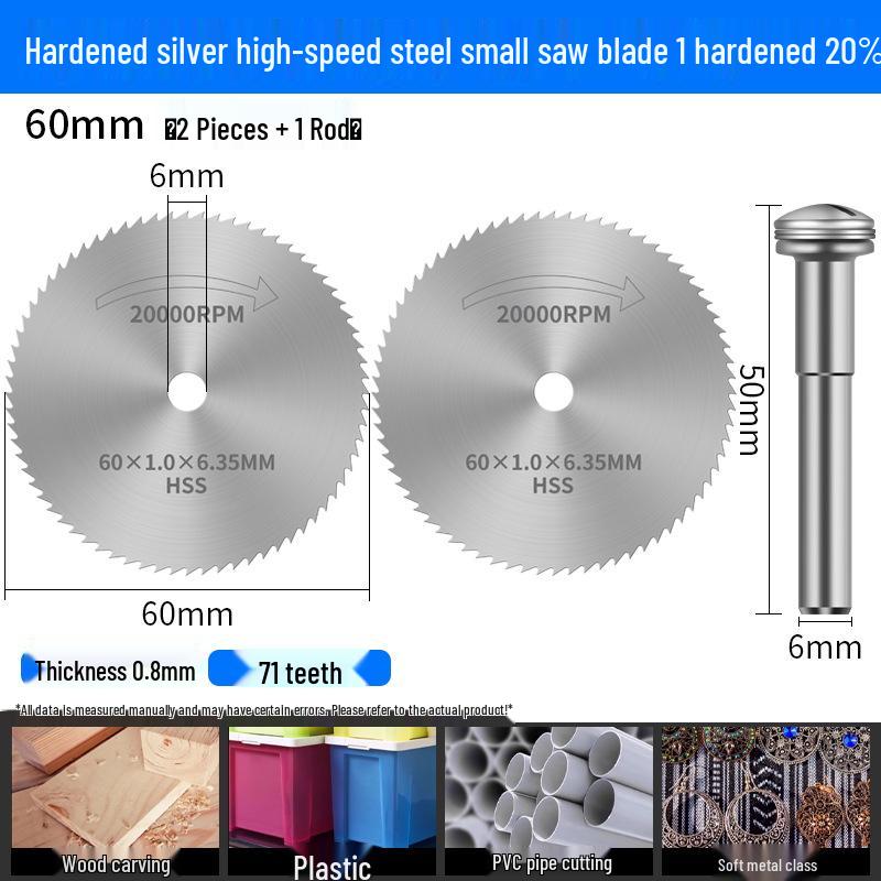 High-Speed Steel Mini Circular Saw Blade for Electric Drill and Grinder