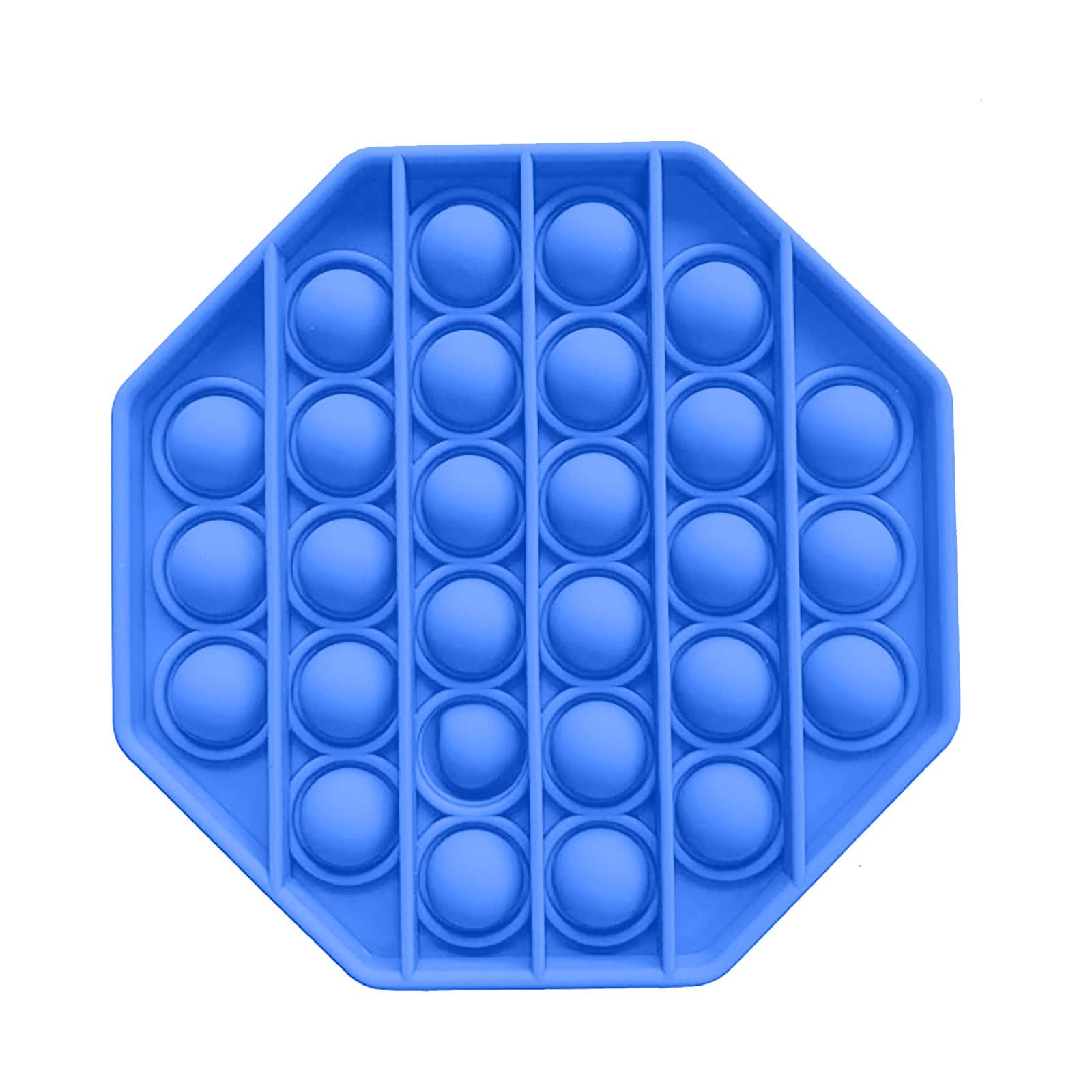 

Красочные флуоресцентные пузырьковые настольные развивающие игрушки, детская интерактивная игра синий