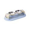 Stainless Steel Cat Food Bowl Non-Slip Adjustable Height Pet Bowl High Base Preventing Tipping Over Dog Water Bowl Pet Feeding