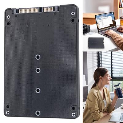 M.2 NGFF SSD zu SATA3 Externes Festplattengehäuse 6Gbps Konverter Adapterkarte Dual-Use Festplatten-Adapterplatine für PC