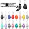 Apple AirTag Protective Keychain Case with Anti-Lost Tracker and Steel Wire Safety Buckle