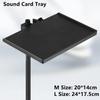 Sound Card Tray Universal Microphone Stand Sound Card Tray Clip for Tripod Bracket Live Broadcast Microphone Rack Stand Holder