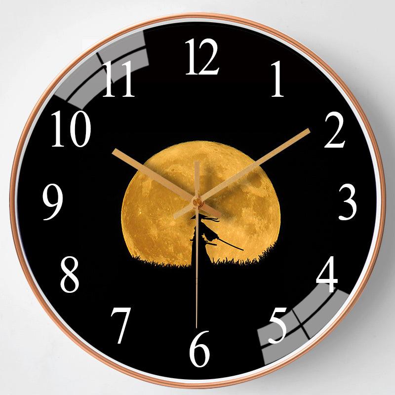 14-inch 35cm Personalized Creative Wall Clock Home Decoration Wall Hanging Living Room Clock Dining Bedroom Mute Wall Hanging Clock
