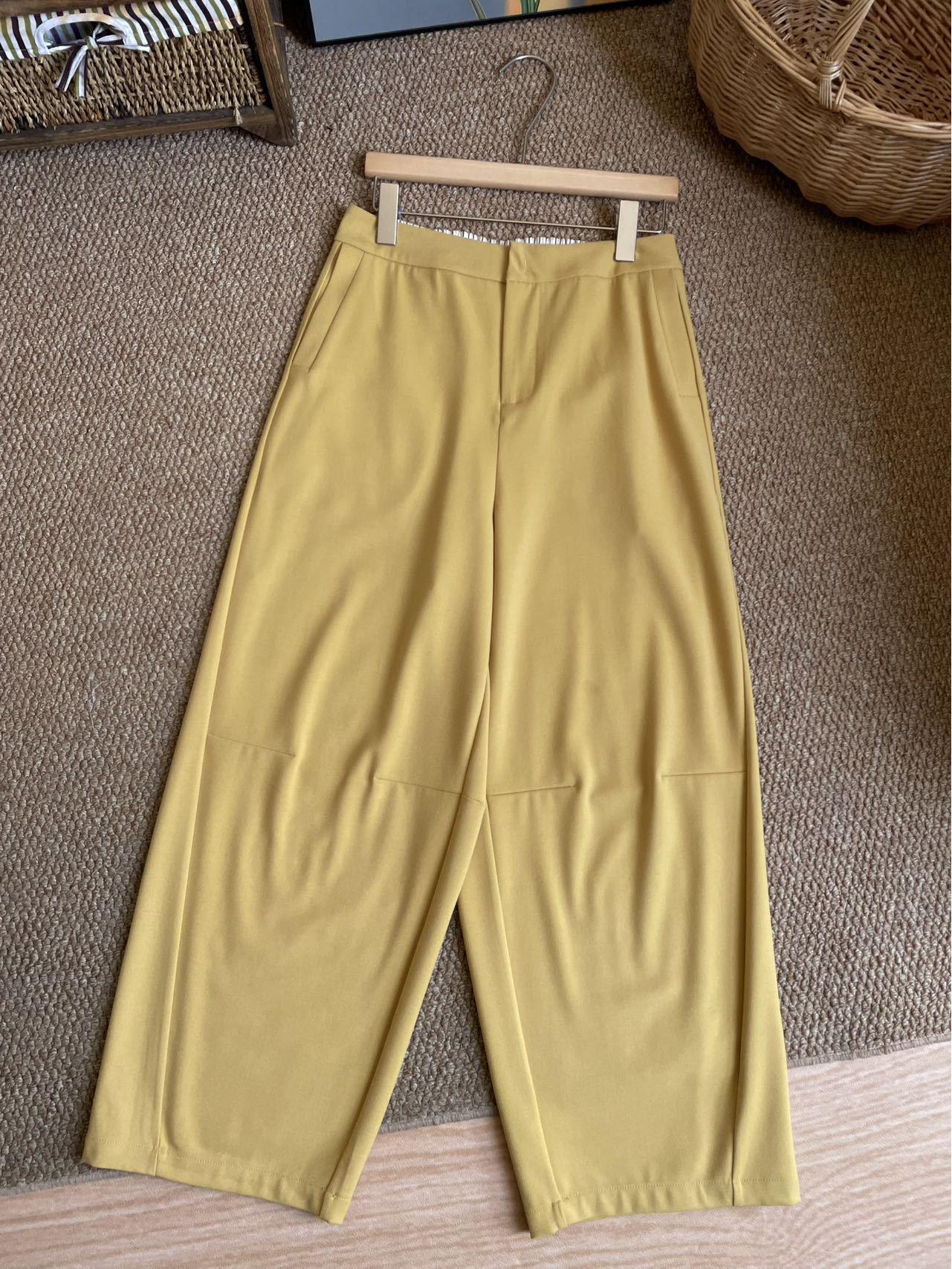 Spring/Summer 2026 Women s Loose Slimming Wide-Leg Pants Large