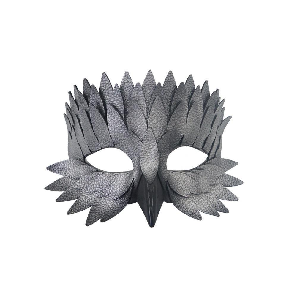 Owl Shape Costume Party Mask Colorful Feather Mask Creative Party Mask  Costume Party