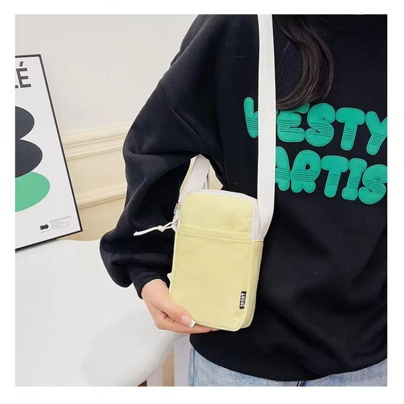 

Новая модная сумка для мобильного телефона, женская сумка-мессенджер, универсальная мини-маленькая сумка через плечо, подвесной кошелек для монет, вертикальная сумка жёлтый