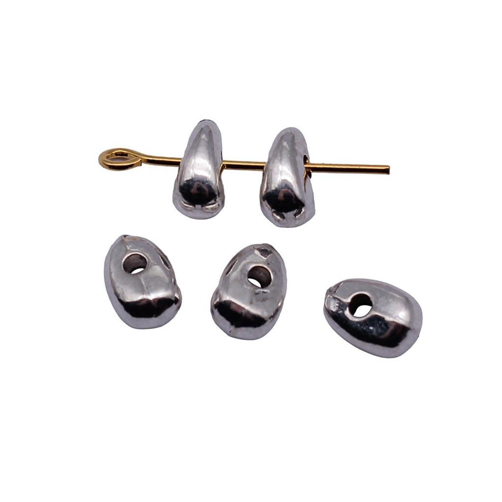 Runde Perlen mit kleinem Loch Antike Metallanhänger Abstandshalter Schmuckherstellung Zubehör