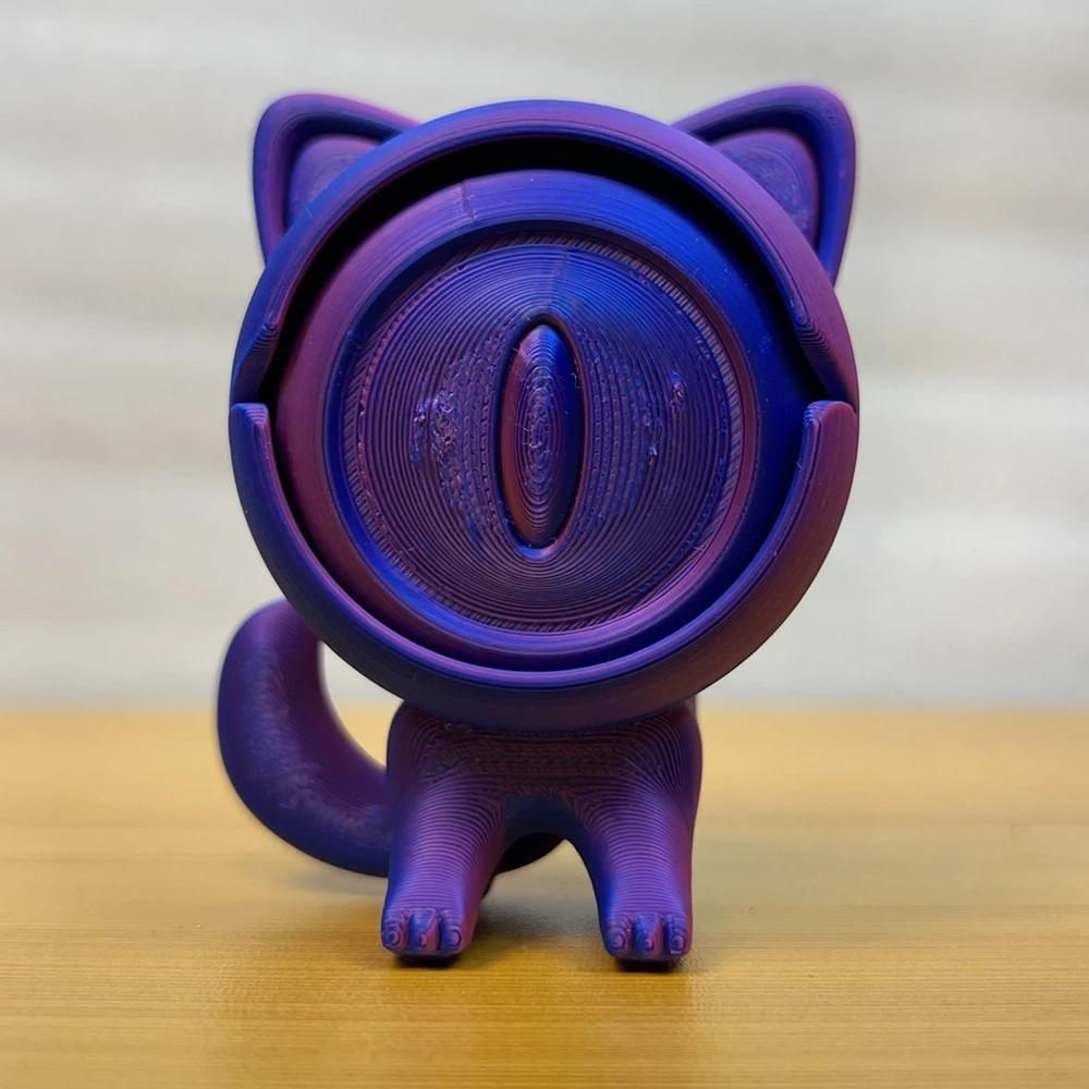 

Новая 3D-печатная декомпрессионная игрушка Flipping Cat Desktop Decompression Creative Healing Toys можно вращать в качестве подарка друзьям