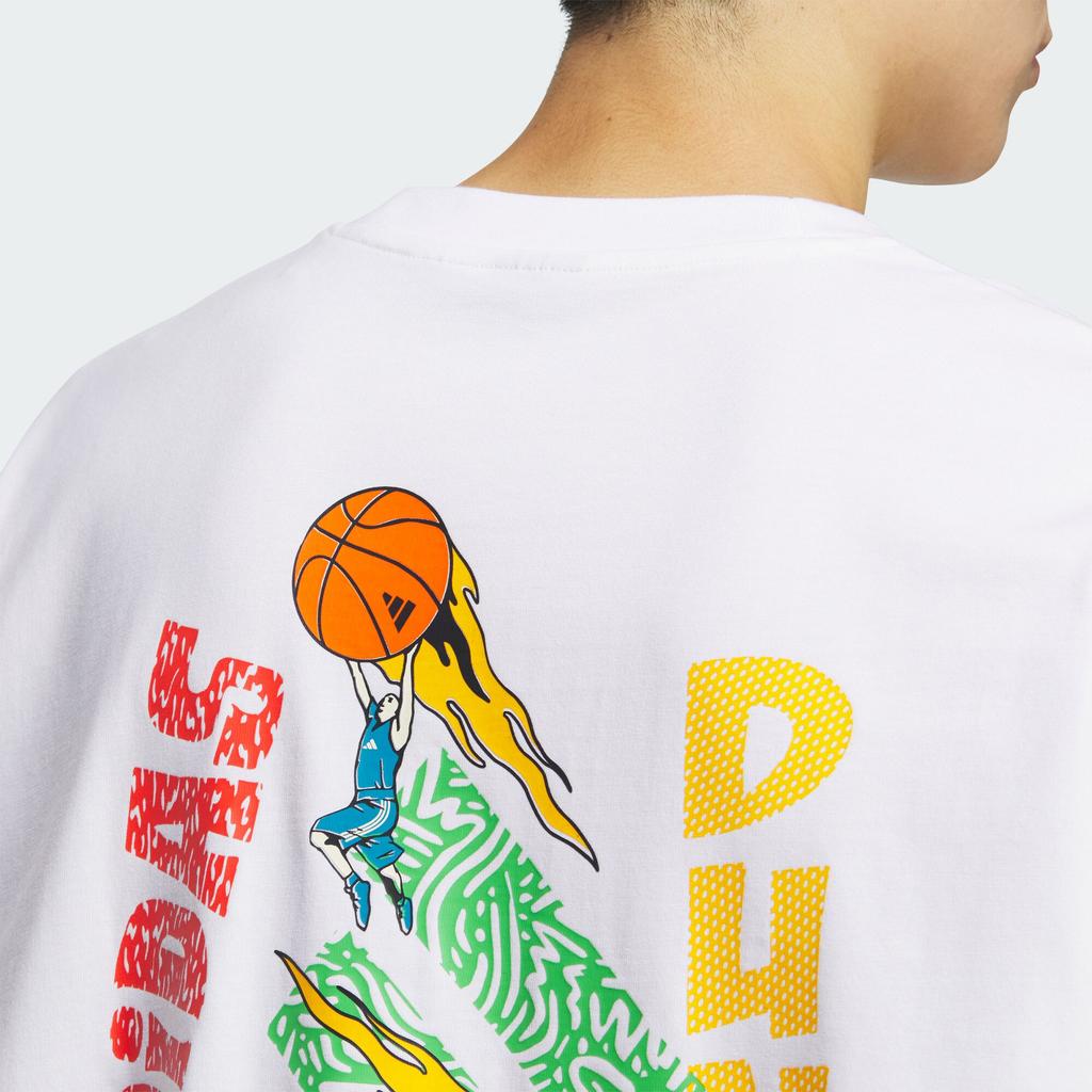 Adidas T Shirts Men's White Crew Neck JC6786