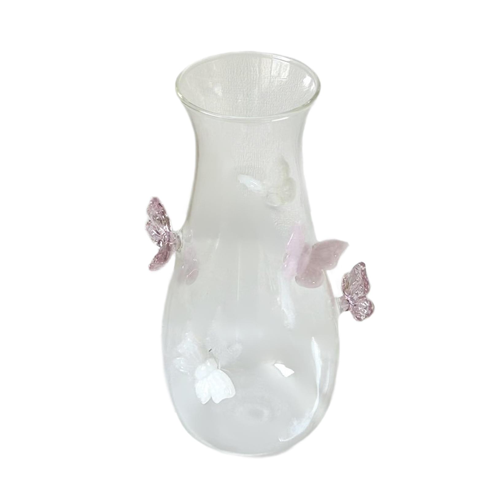 

3D Butterfly Vase Decor Handmade Ornament Fashion Flower Planter for Tabletop Scene Layout Party Supplies Countertop Living Room