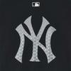 MLB Unisex New York Yankees Gradient Monogram Round Neck Sweatshirt