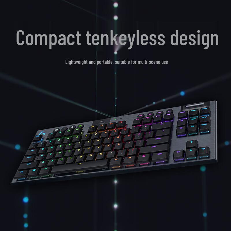 Logitech G913 TKL Wireless RGB Low-Profile Mechanical Gaming Keyboard