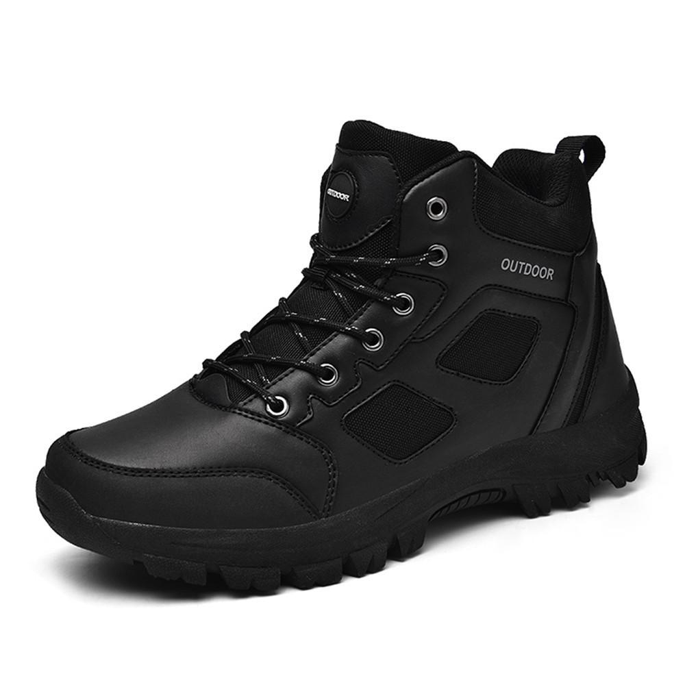 New men's outdoor casual shoes platform hiking shoes short boots snow boots fashion mountain boots sports shoes