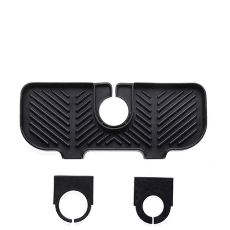 

Впитывающий коврик для кухонного крана, силиконовый коврик для раковины, брызговик для слива воды, защита для столешницы, подушка для стола, коврик для ванной комнаты чёрный