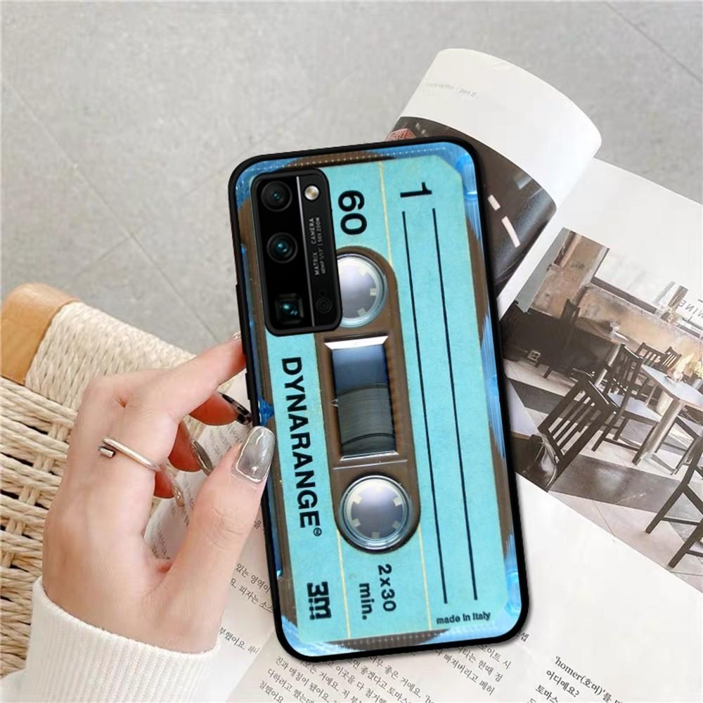 

Vintage Cassette Tape Phone Case For Huawei Honor 10 Lite 9 20 7A 9X 30 50 60 70 Pro Plus Soft Silicone Cover Huawei Honor PLAY