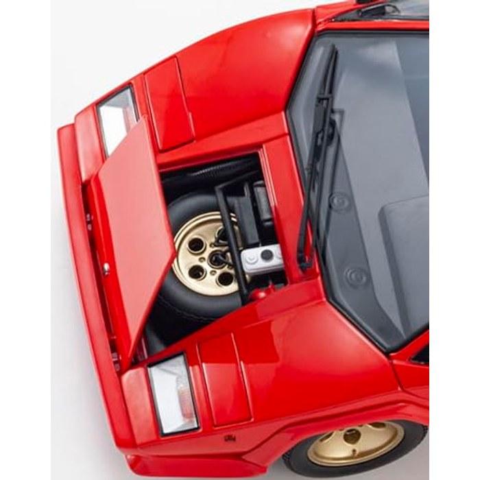 Kyosho Lamborghini Countach LP5000 Quattrovalvole 1/18 Scale Red/Gold Wheels KS08320RBKG