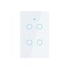 WiFi Touch Switch 120 Type: US/AU/BR Spec, 4-Way Alexa Voice-Controlled Smart Switch