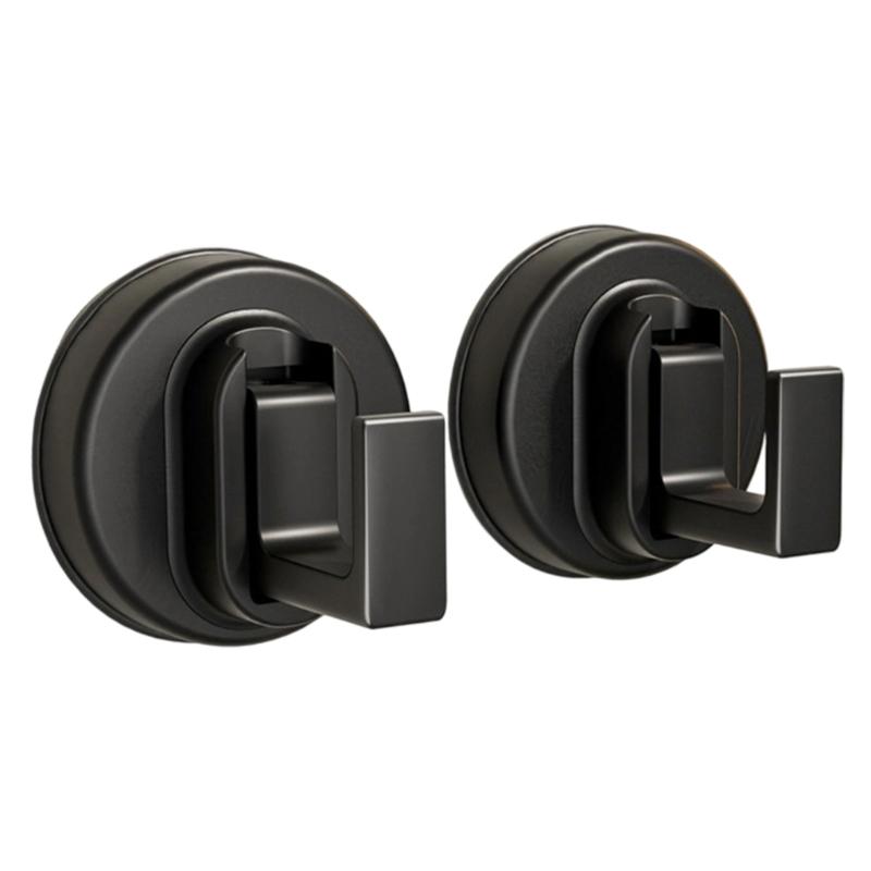 Vacuum Wall Hook With Strong Adhesive No Residues Removable Space Aluminum Towel Hanger For Bathroom Bedroom Door