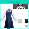 Exquisite East Mountain Little Red Cosplay Costume In Blue And Black