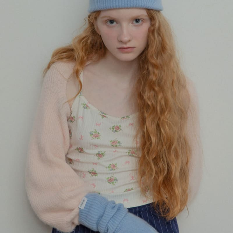 Mellotory 100% Cashmere Lip Line Gloves (sky Blue)