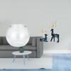 Transparent Small Fish Tank Ornament Aquarium Bowl Vase Table Home Decor Plants Reindeer Statue