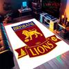 Brisbane Lions Carpet Rug for Living Room Bedroom Home Sofa Decoration,Kids Play Nonslip Floor Mat