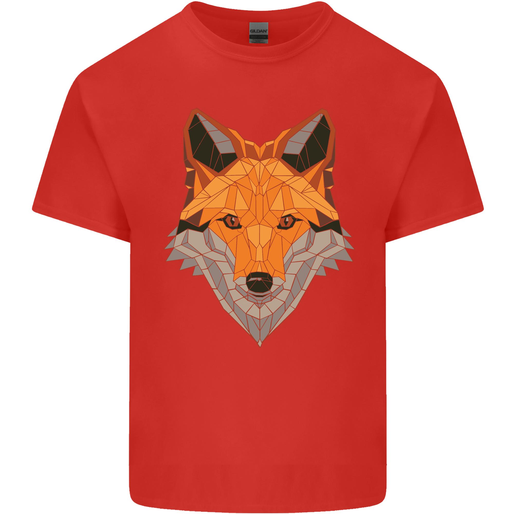 Polygonal Fox Unisexs Light Cotton TShirt S