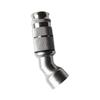 Backpack Spraying Nozzle Tip 45 Degree Adjustable Solid Stainless Steel High Pressure Tool for Farm Greenhouse Plant Irrigation