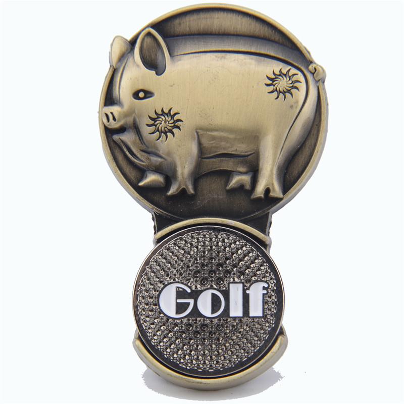 Golf Cap Clip Commemorate Golf 12 Zodiac Marker Supplies Magnetic Clip