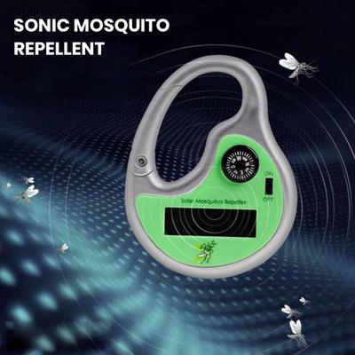 Mosquito Repeller Ultrasonic Anti-moustique Solar Charging Portable Smooth Lightweight Effective Outdoor Fishing Camping