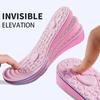 1Pair Height Increased Insoles for Women Shoes Inner Sole Shoe Insert Lift Heel Comfort EVA Heightening Feet Care Insoles