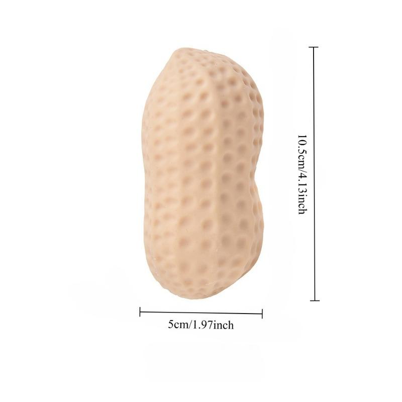 

Artificial Peanut Press Plaything Squishy Gentle Rebound Fidget Toy Relieves Pressure Anxiety Peanut Decompression Toy Friends Gift