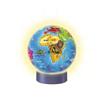 Ravensburger - puzzle 3d globe mappemonde avec led - 72 pièces
