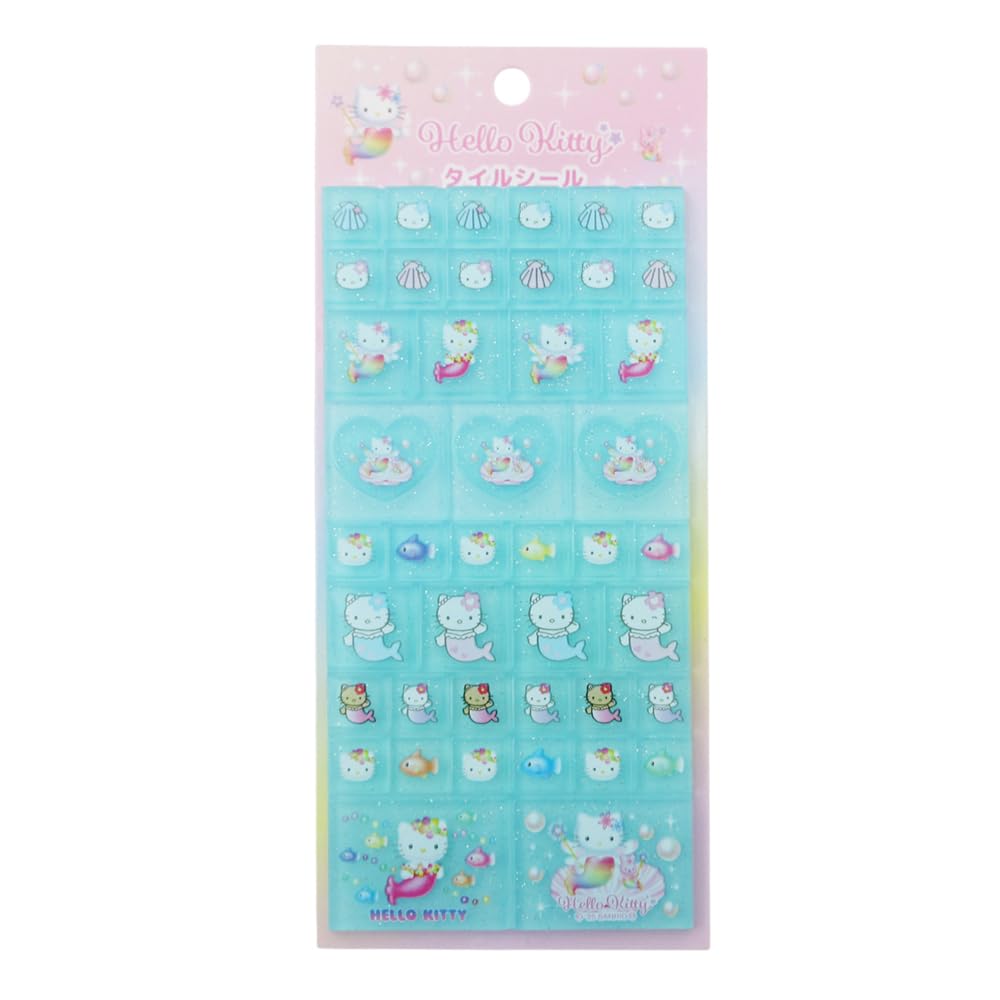 Sanrio Hello Kitty Tile Sticker Mermaid KT19-07