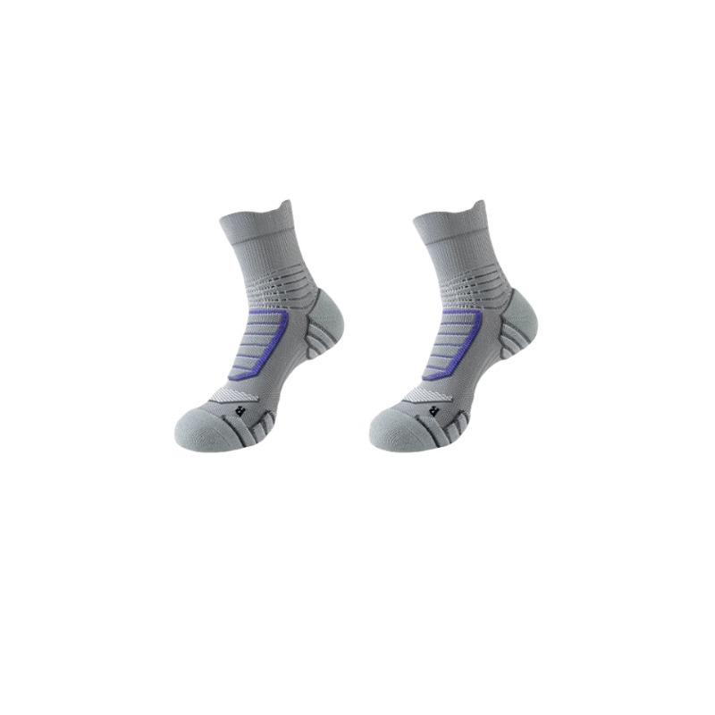 Towel Bottom Socks Men's Mid-calf Spring and Summer Style Thickened Running Sports Men's Style Basketball Professional Badminton Practical Anti-odor