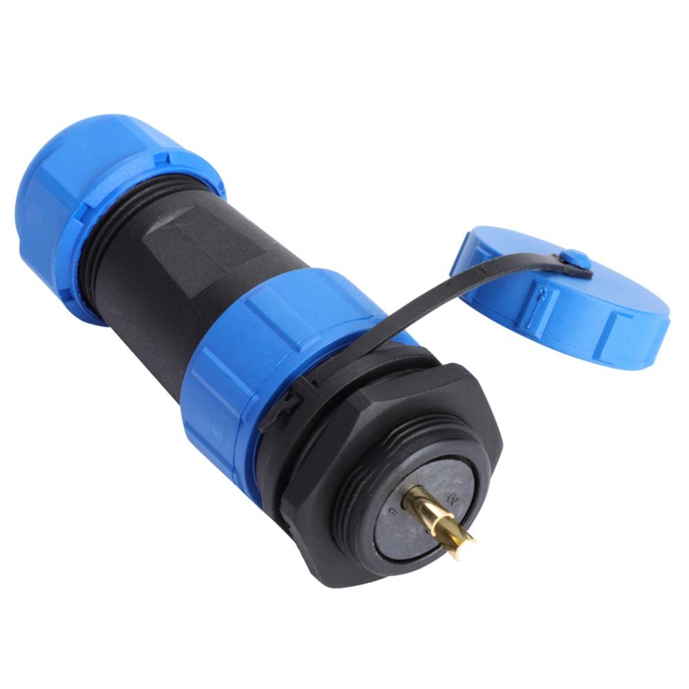 2/3/4/5/9/12 Pin Waterproof Aviation Connector SP21 Panel Mount Connector  LED Power Cable
