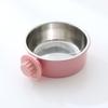 3 Colors Pet Cage Bowl 2-in-1 Pet Feeding Tool Portable Cat Dog Food Dispenser  Rabbit