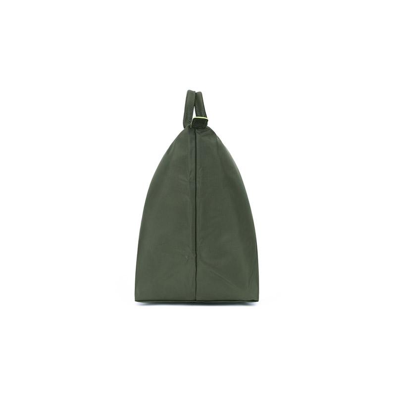 Longchamp Le Pliage Green 45 Short Handle Large Capacity Canvas And Leather Tote Bag Women tote bags 1624919479