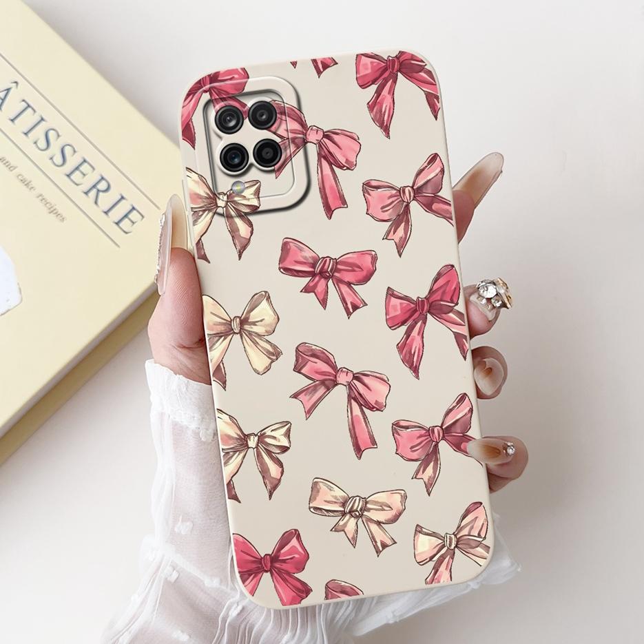 For Samsung Galaxy A12 Case SM-A125F Cute Happy Rabbit Cartoon Cover Soft TPU Phone Cases For Samsung A12 M 12 Galaxy M12 Fundas