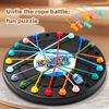 Verdrehtes Seil Puzzle Spiel Gehirnige Knoten Seil Entwirrungs Brettspiel, Seilknoten Herausforderungsspiel, Schnur Lösungs Zentrum Schnürungs Spielzeug