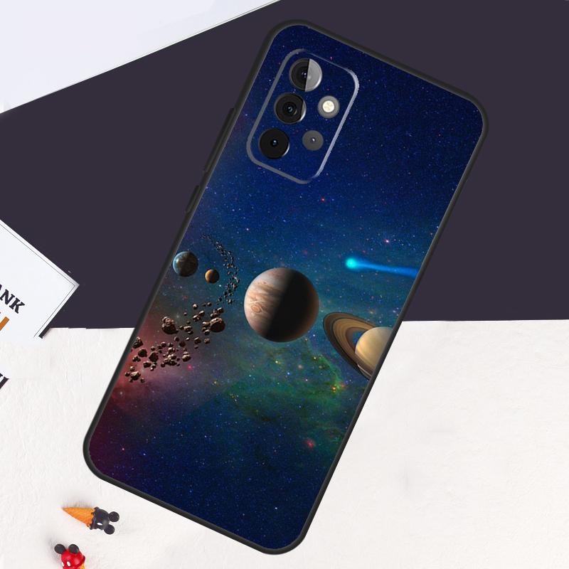 Space Solar System Planets Universe Case For Samsung Galaxy A13 A35 A15 A55 A53 A33 A36 A56 A26 A16 A22 A32 A52 A54 A34 A05 A06