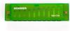 HOHNER Translucent Harp Green 10 holesC Tone