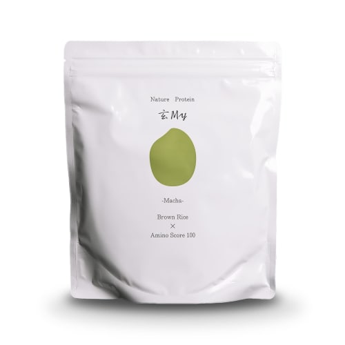 

Nature Protein GenMy Rice Protein (Matcha) | Completely additive-free, no artificial sweeteners, contains 7 vitamins and minerals, and is high in plan
