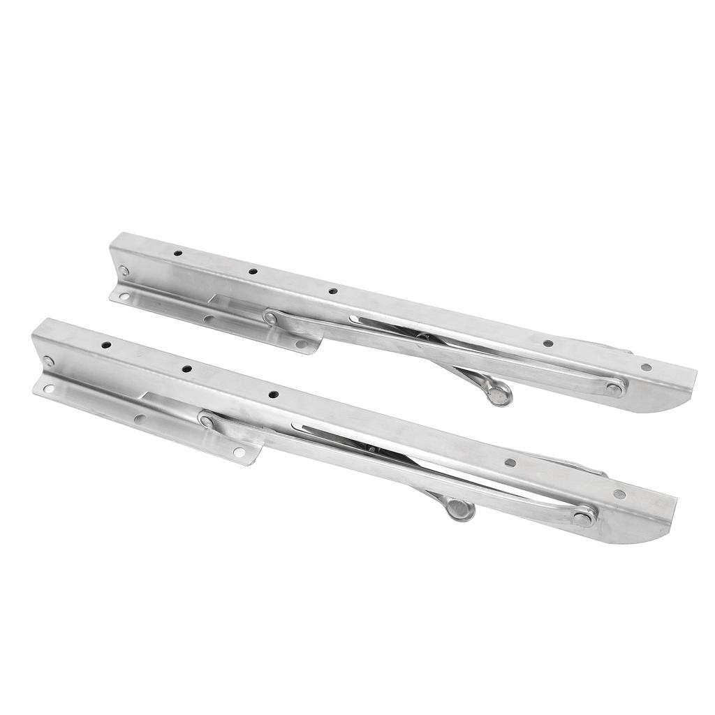 13.6in Folding Bench Table Wall Shelf Heavy Duty Stainless Steel Wall Mounted Table Support Bracket for Boat Yacht RV